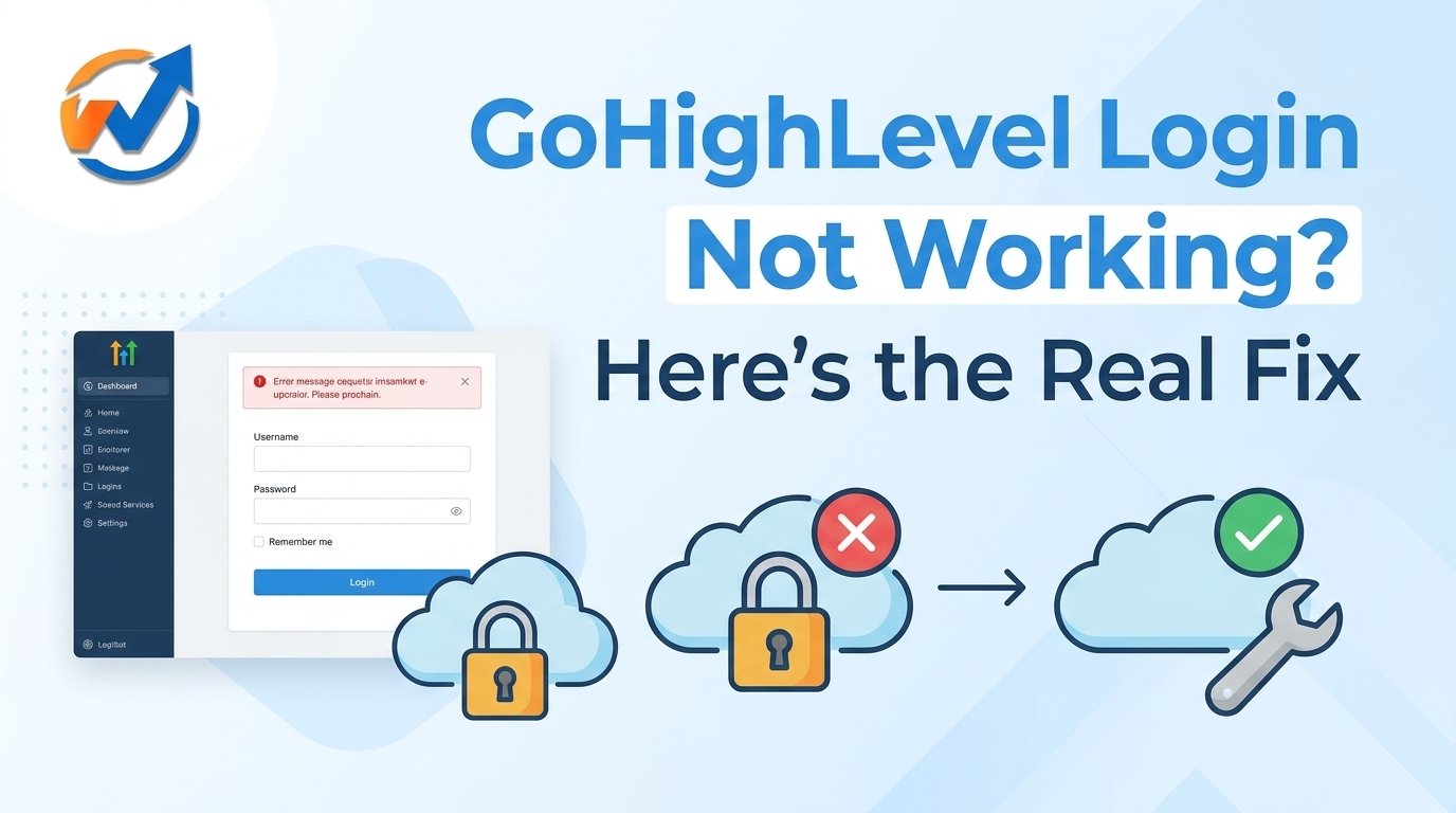 GoHighLevel Login Not Working? Here's the Real Fix